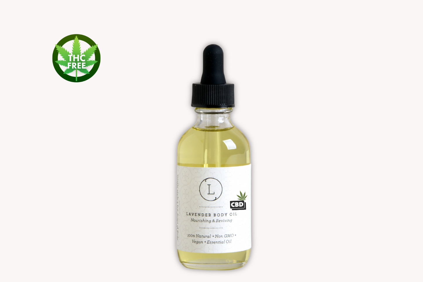 CBD Lavender Body Oil with CBD, Natural Moisturizing Body Oil (THC free)-0